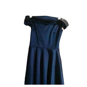 Dillards short blue off the shoulder dress new without tags